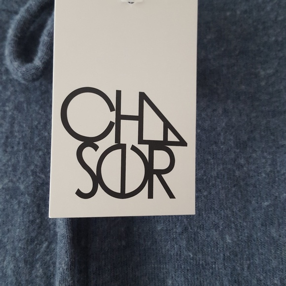 NWT CHASER GRAYISH BLUE RAINBOW STRIPE JOGGERS - Picture 4 of 5